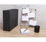 Boîte de transfert OfficeByMe dos 90mm - Bleu canard