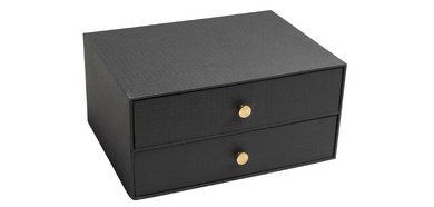 Module à tiroirs Office by Me, 2 tiroirs, noir