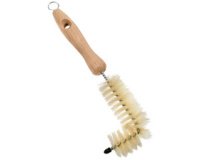 Goupillon à trop-plein, bois naturel