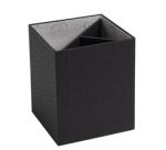 Pot à crayons Office by Me, 3 compartiments, noir