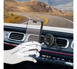 Support magnétique 3 points pour smartphone, noir