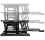 Station de travail assis-debout, support clavier