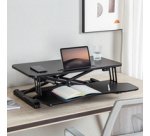 Station de travail assis-debout, support clavier