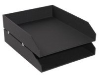 Lot de 2 corbeilles à courrier OfficeByMe