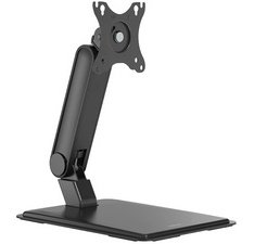 Bras support pour écran tactile avec socle, noir