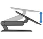 Bras support pour écran tactile avec socle, noir