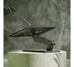 Bras support pour écran tactile avec socle, noir