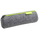Trousse ronde feutrine recyclée Neon - Gris