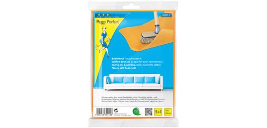 Floor cloth 'Soft and cottony', pack of 6