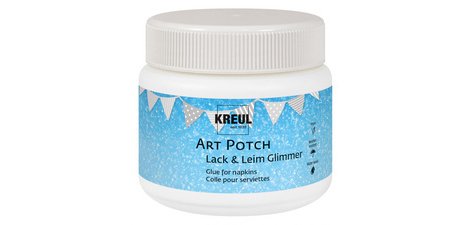 Vernis et colle pour serviettes ART POTCH, scintillant