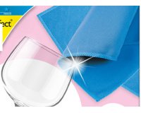 Chiffon microfibre pour verres, bleu
