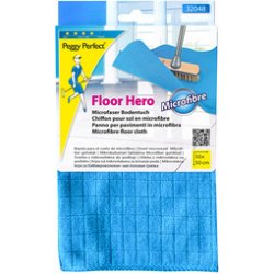 Chiffon de sol microfibre 'Floor Hero', bleu