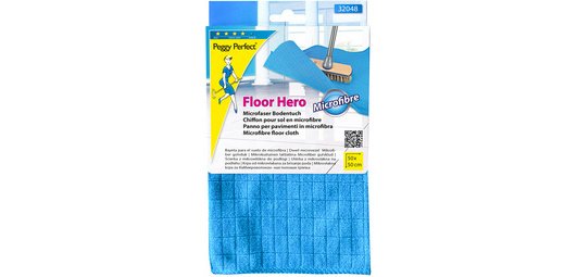 Microfiber floor cloth 'Floor Hero', blue