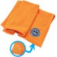 Chiffon microfibre 'Smile', orange