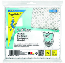 Zilvervezeldoek antibacterieel - pack van 2 stuks