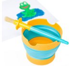 Gobelet Noris junior, turquoise/jaune soleil