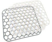 Tapis d'évier, rectangulaire, assorti