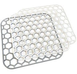 Tapis d'évier, rectangulaire, assorti