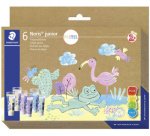 Peinture doigts Noris junior PASTEL, carton de 6