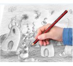 Crayon d'apprentissage tradition jumbo, 2B