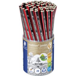 Crayon d'apprentissage tradition jumbo, HB, pot