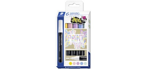 Marqueur acrylique paint marker Lumocolor PASTEL