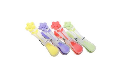 Clothespins 'Sunflower', pack of 12