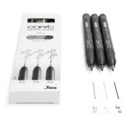 Feutre fin MULTILINER, set de 3, gris/noir