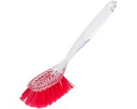 Brosse à vaisselle, ovale, transparent, 240 mm
