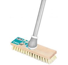 Brosse avec manche 'LessCO2', bois, 240 mm