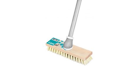 Brosse avec manche 'LessCO2', bois, 240 mm