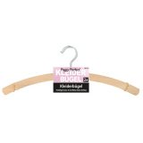 Cintre en bois sans barre, naturel, pack de 2