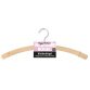 Cintre en bois sans barre, naturel, pack de 2