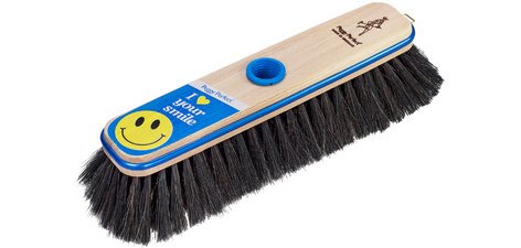 Balai 'I love your smile', bois, 280 mm