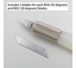 Scalpel D-400GP, métal, argent