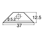 Lame de rechange BSC-21P, largeur: 60 mm