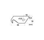 NT Lames de rechange pour cutter BSL-21P, largeur : 18 mm