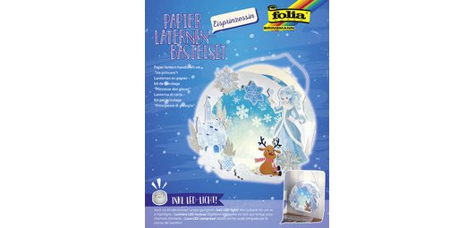 Kit lanterne à fabriquer 'Princesse des glaces', blanc