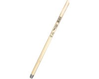 Houten steel met metalen schroefsysteem