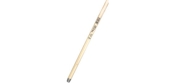 Manche à balai en bois, avec filetage en métal
