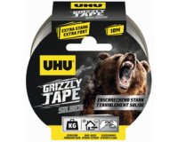 Ruban adhésif toilé en PE GRIZZLY TAPE, argent, 49x10 m