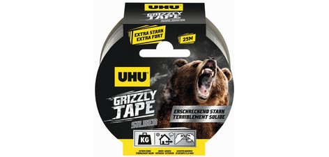 Ruban adhésif toilé en PE GRIZZLY TAPE, 49 mm x 25 m