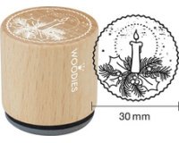 Tampon à motif Woodies 'bougie'