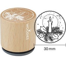 Tampon à motif Woodies 'bougie'