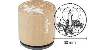 Tampon à motif Woodies 'bougie'