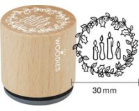 Tampon à motif Woodies '4 bougies'