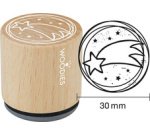 Tampon à motif Woodies 'étoile de Noël'