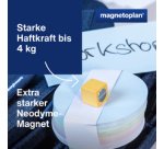 Aimant néodyme Wood Series Cube, coloré