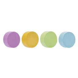 Aimant néodyme Wood Series Circle, coloré