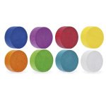 Aimant néodyme Wood Series Circle, coloré